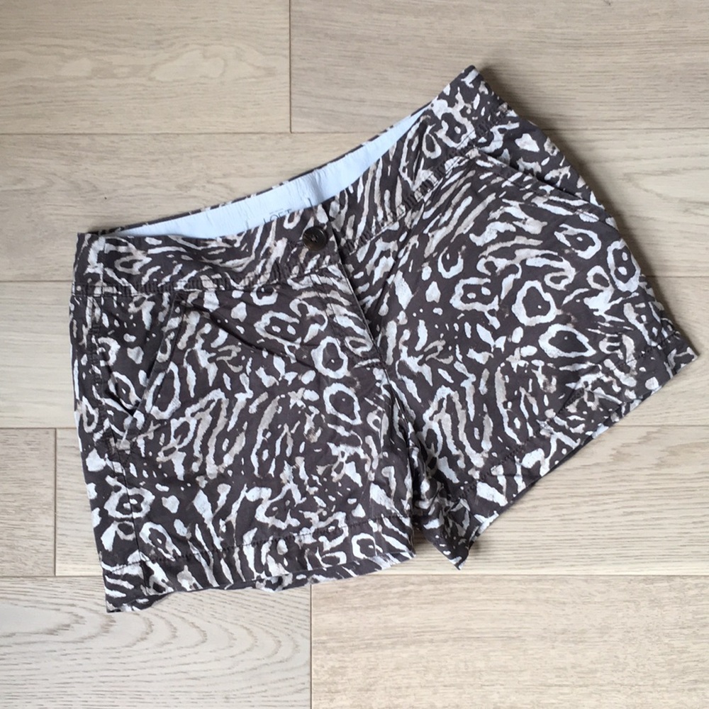 LOFT Leopard Shorts